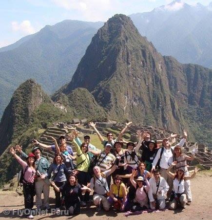 Album photos: Arrivée du groupe au Machu Picchu