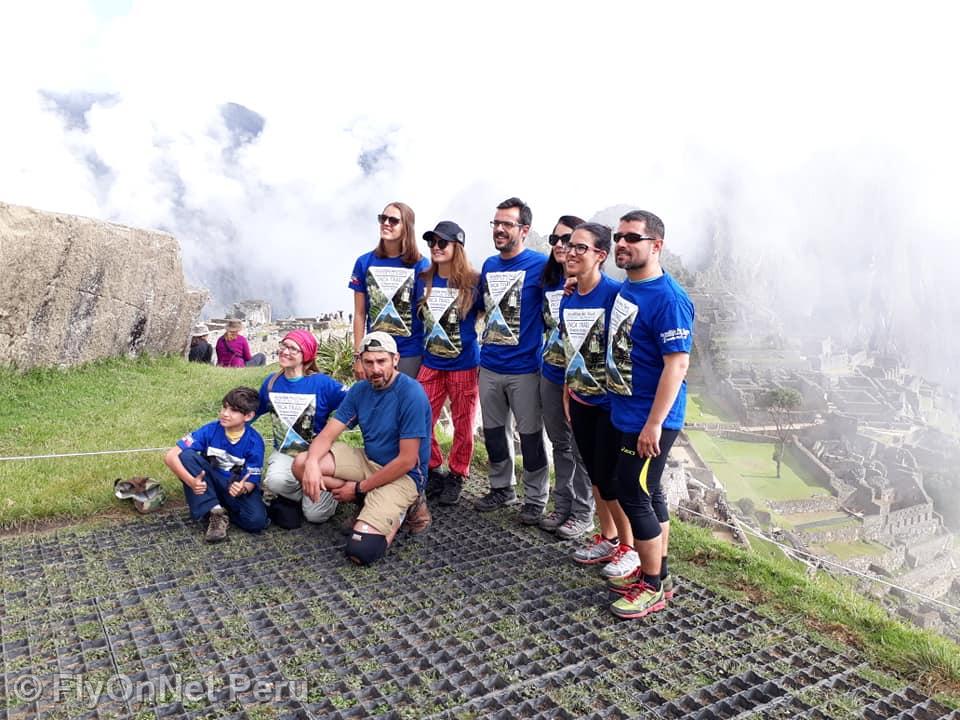 Album photos: Groupe au Machu Picchu, Chemin Inca