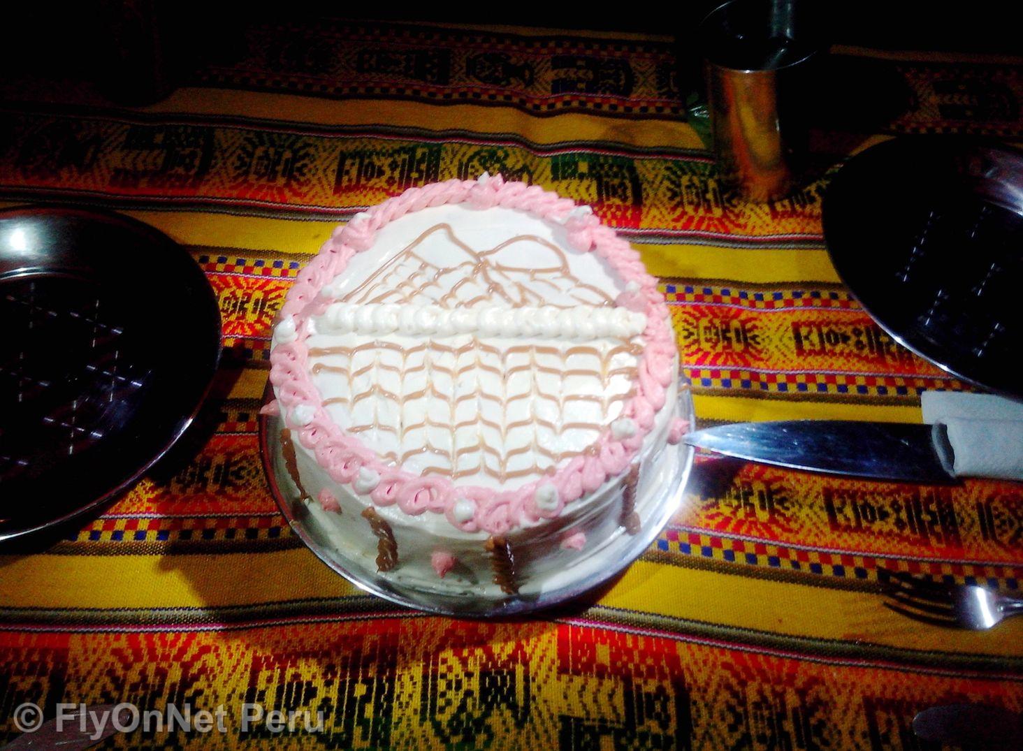 Album photos: Gâteau d'anniversaire durant le trek